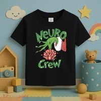 Neuro Crew Nurse Christmas Toddler T-Shirt thumb 3