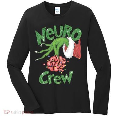 Neuro Crew Nurse Christmas Women's Long Sleeve Shirt