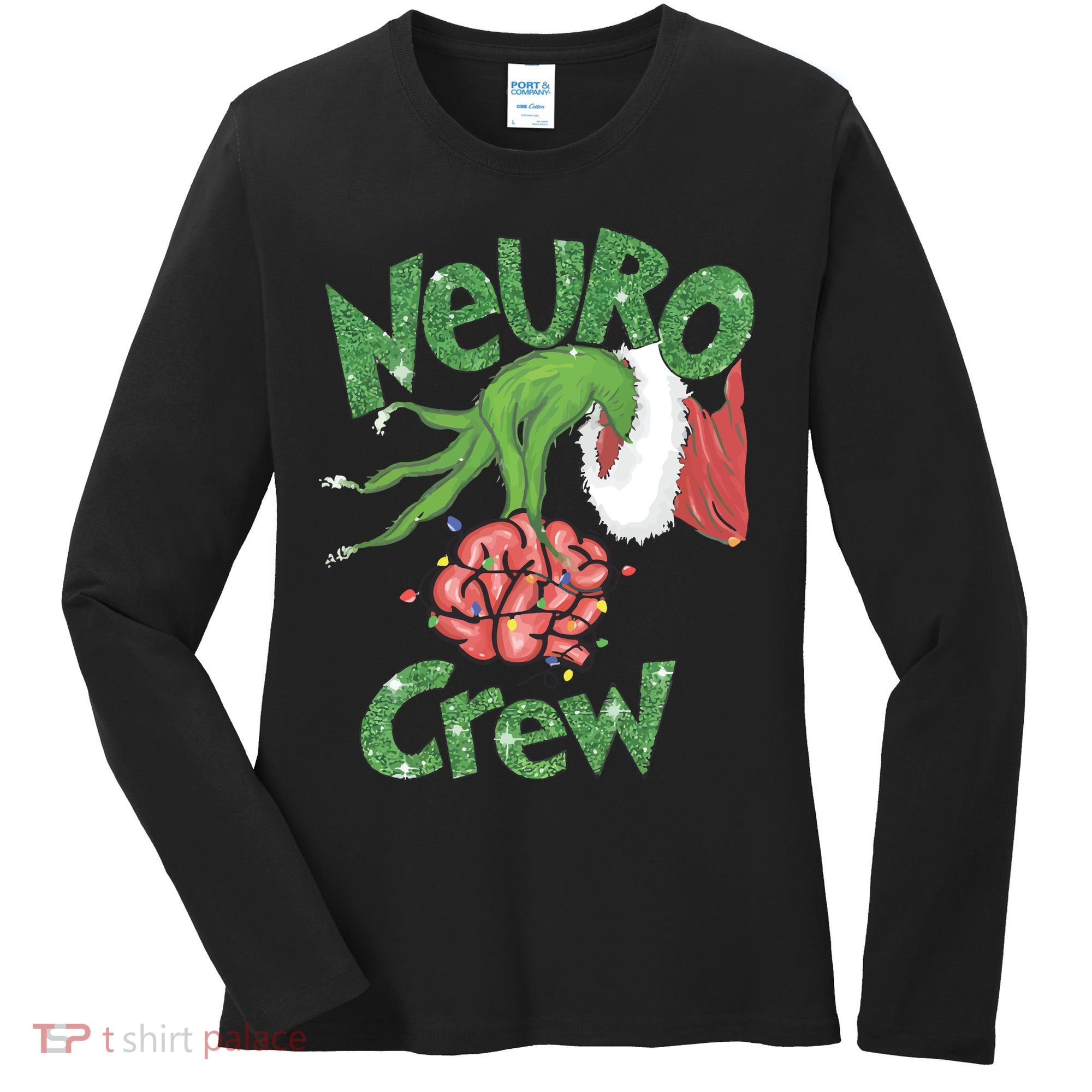 Neuro Crew Nurse Christmas Women's Long Sleeve Shirt