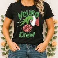 Neuro Crew Nurse Christmas Women's T-Shirt thumb 2