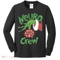 Neuro Crew Nurse Christmas Kids Long Sleeve Shirt thumb 0