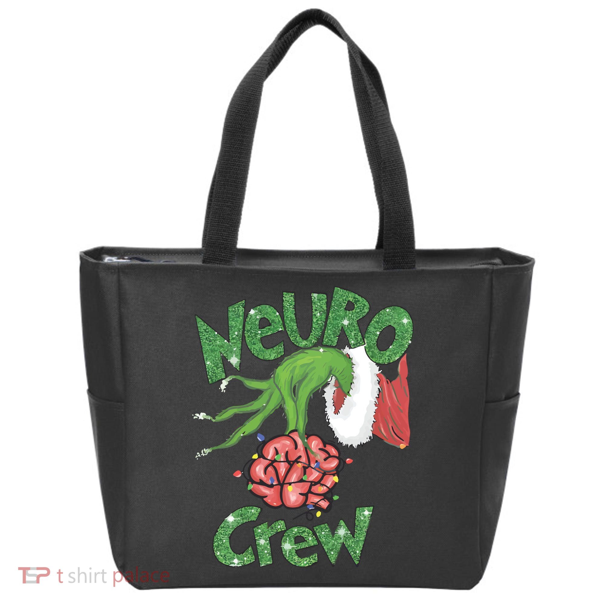 Neuro Crew Nurse Christmas Tote Bag