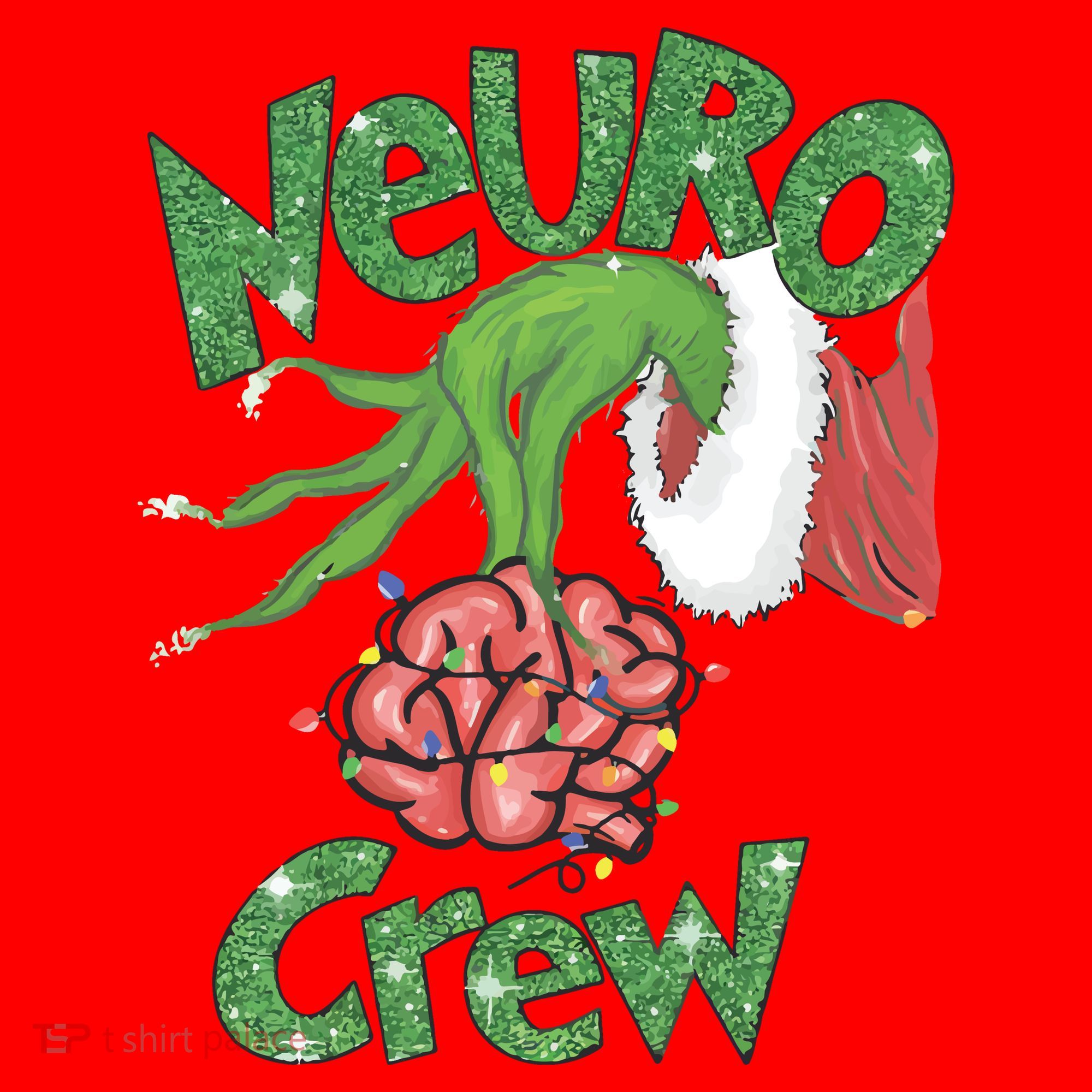 Neuro Crew Nurse Christmas Santa Hat