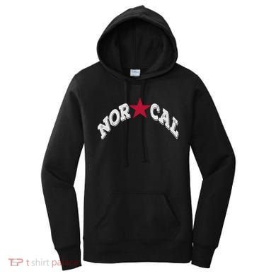 Northern California Norcal Nexa Rust Font Style Gift Women's Hoodie