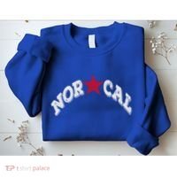 Northern California Norcal Nexa Rust Font Style Gift Sweatshirt thumb 2