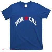 Northern California Norcal Nexa Rust Font Style Gift T-Shirt thumb 0