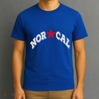 Northern California Norcal Nexa Rust Font Style Gift T-Shirt thumb 3
