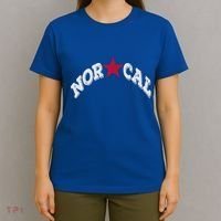 Northern California Norcal Nexa Rust Font Style Gift T-Shirt thumb 4