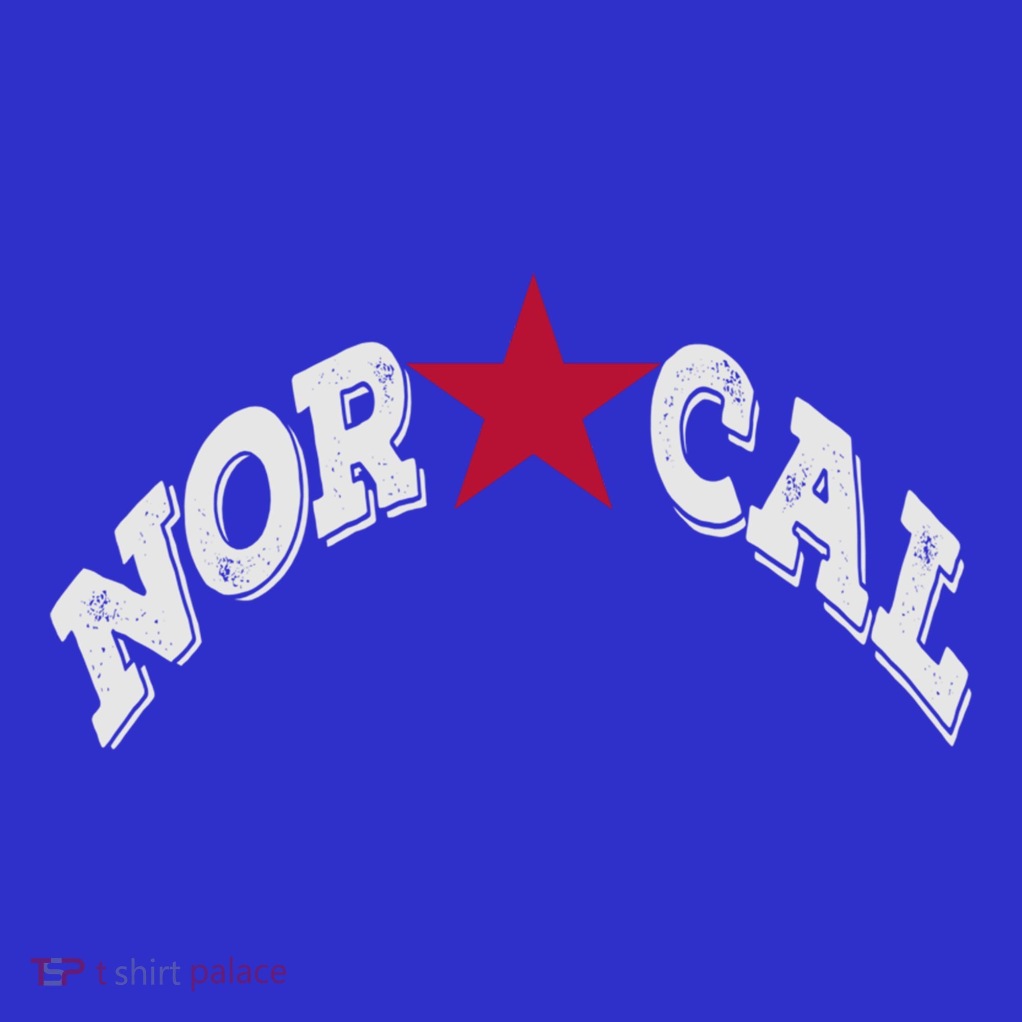 Northern California Norcal Nexa Rust Font Style Gift T-Shirt