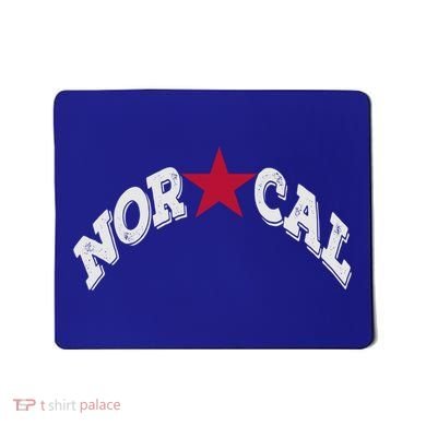Northern California Norcal Nexa Rust Font Style Gift Mousepad