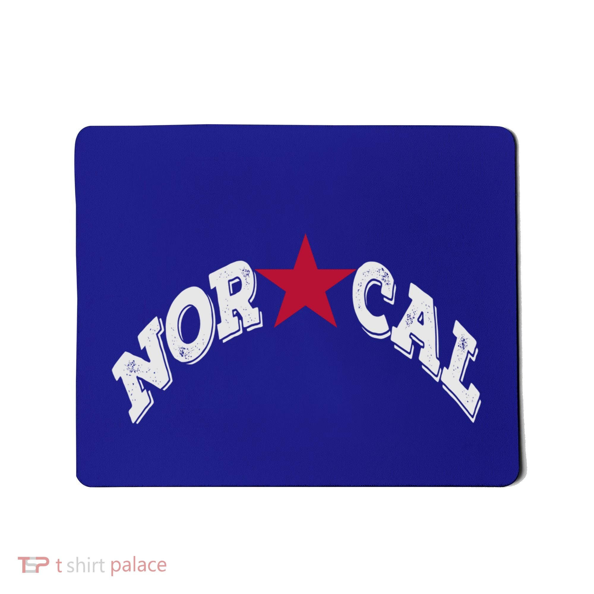 Northern California Norcal Nexa Rust Font Style Gift Mousepad