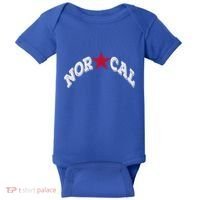 Northern California Norcal Nexa Rust Font Style Gift Baby Bodysuit thumb 0