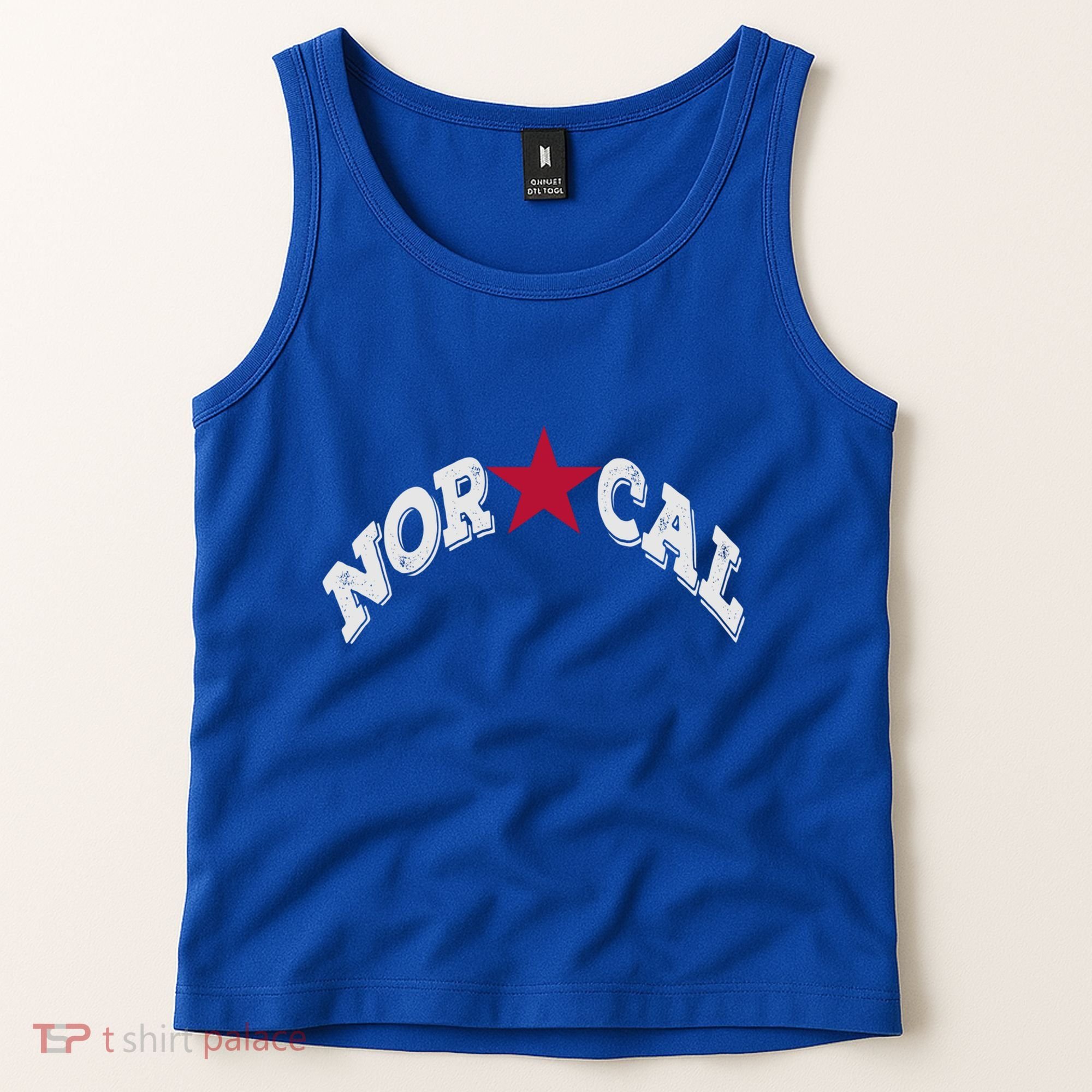 Northern California Norcal Nexa Rust Font Style Gift Tank Top