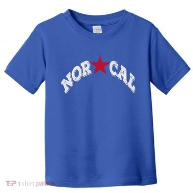 Northern California Norcal Nexa Rust Font Style Gift Toddler T-Shirt