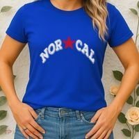 Northern California Norcal Nexa Rust Font Style Gift Women's T-Shirt thumb 2