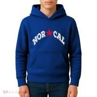 Northern California Norcal Nexa Rust Font Style Gift Kids Hoodie thumb 4