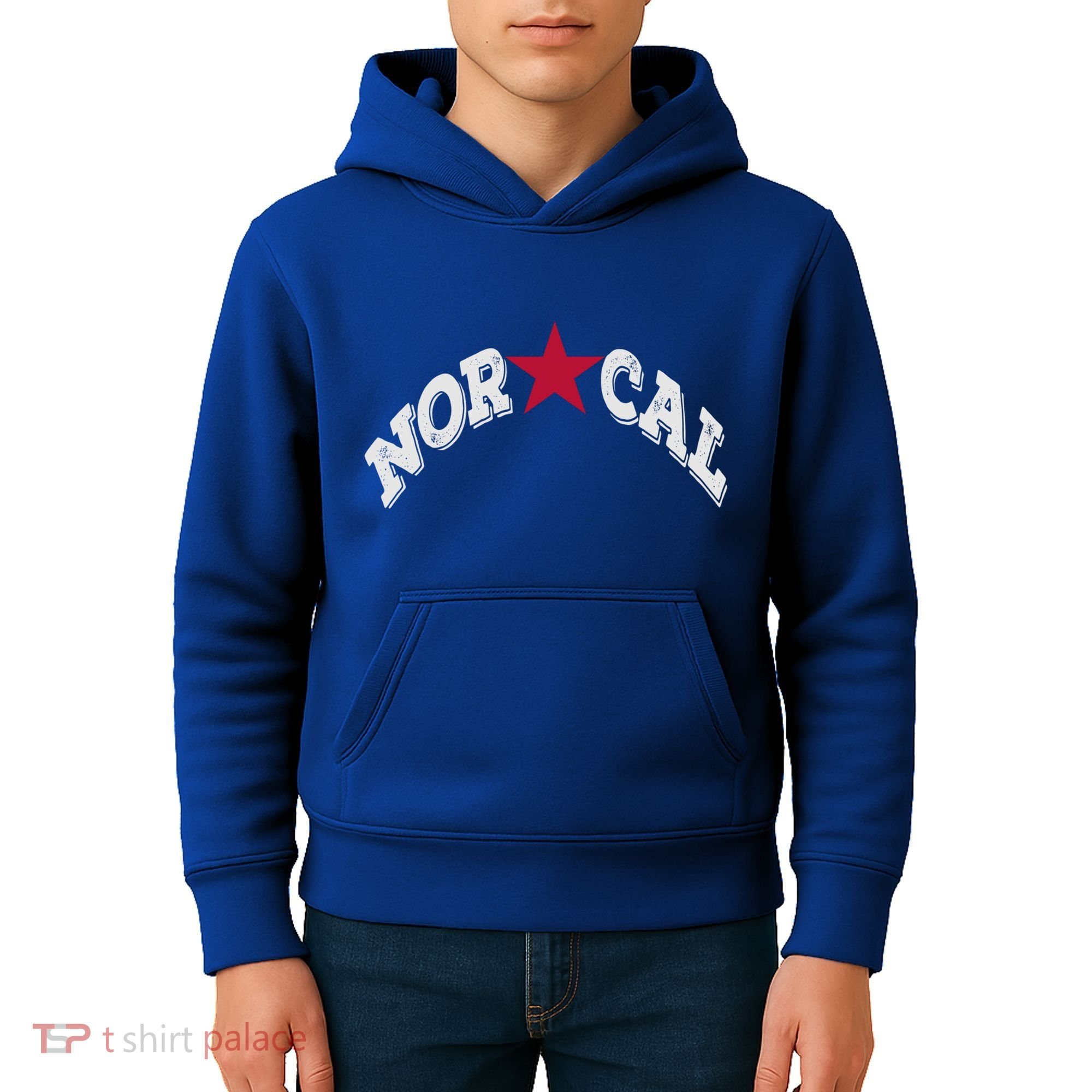 Northern California Norcal Nexa Rust Font Style Gift Kids Hoodie