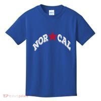 Northern California Norcal Nexa Rust Font Style Gift Kids T-Shirt thumb 0
