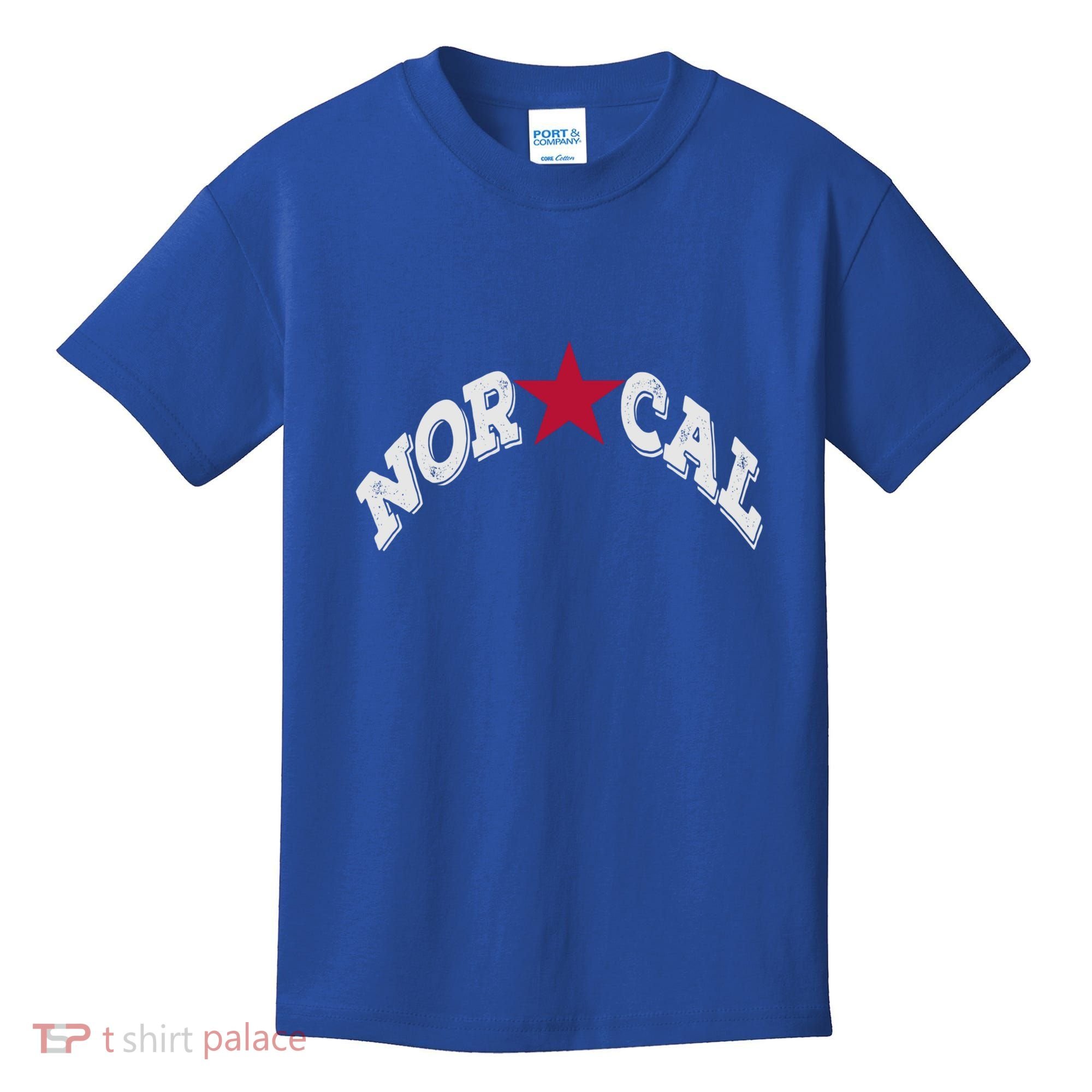 Northern California Norcal Nexa Rust Font Style Gift Kids T-Shirt