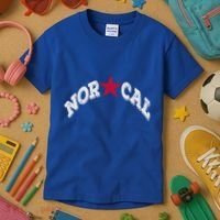 Northern California Norcal Nexa Rust Font Style Gift Kids T-Shirt thumb 3