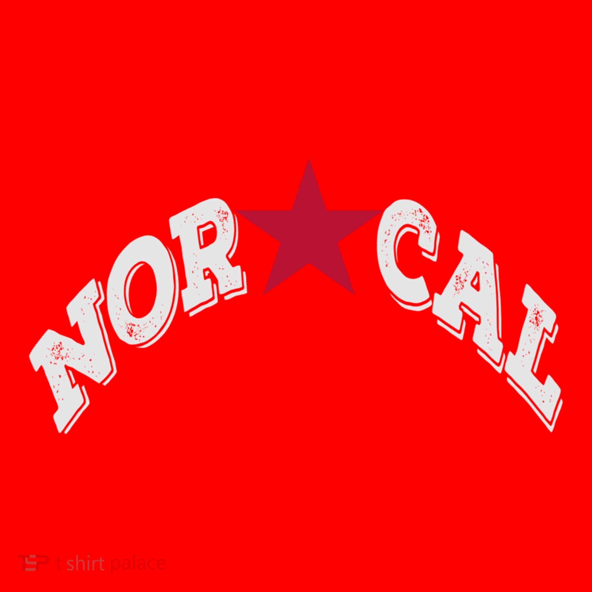 Northern California Norcal Nexa Rust Font Style Gift Santa Hat