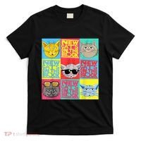 New Cats On He Block Funny Pop Culture Cat Hemed Party T-Shirt thumb 0