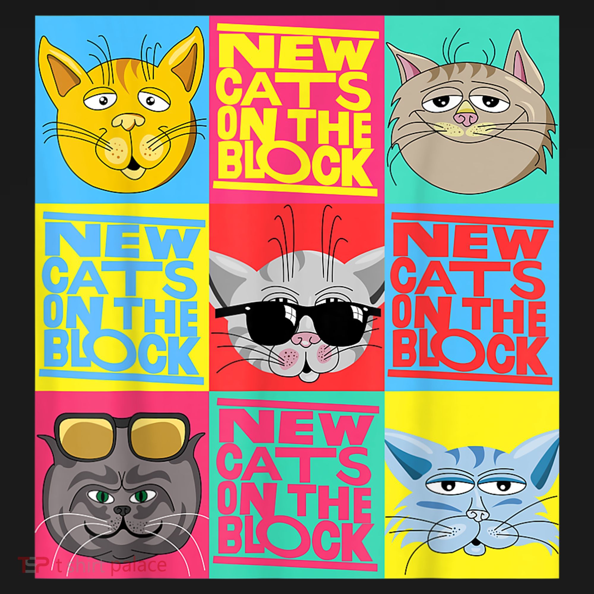 New Cats On He Block Funny Pop Culture Cat Hemed Party Women's Hoodie
