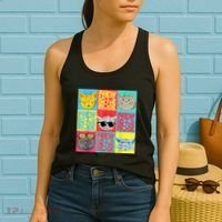 New Cats On He Block Funny Pop Culture Cat Hemed Party Women's Tank Top thumb 2