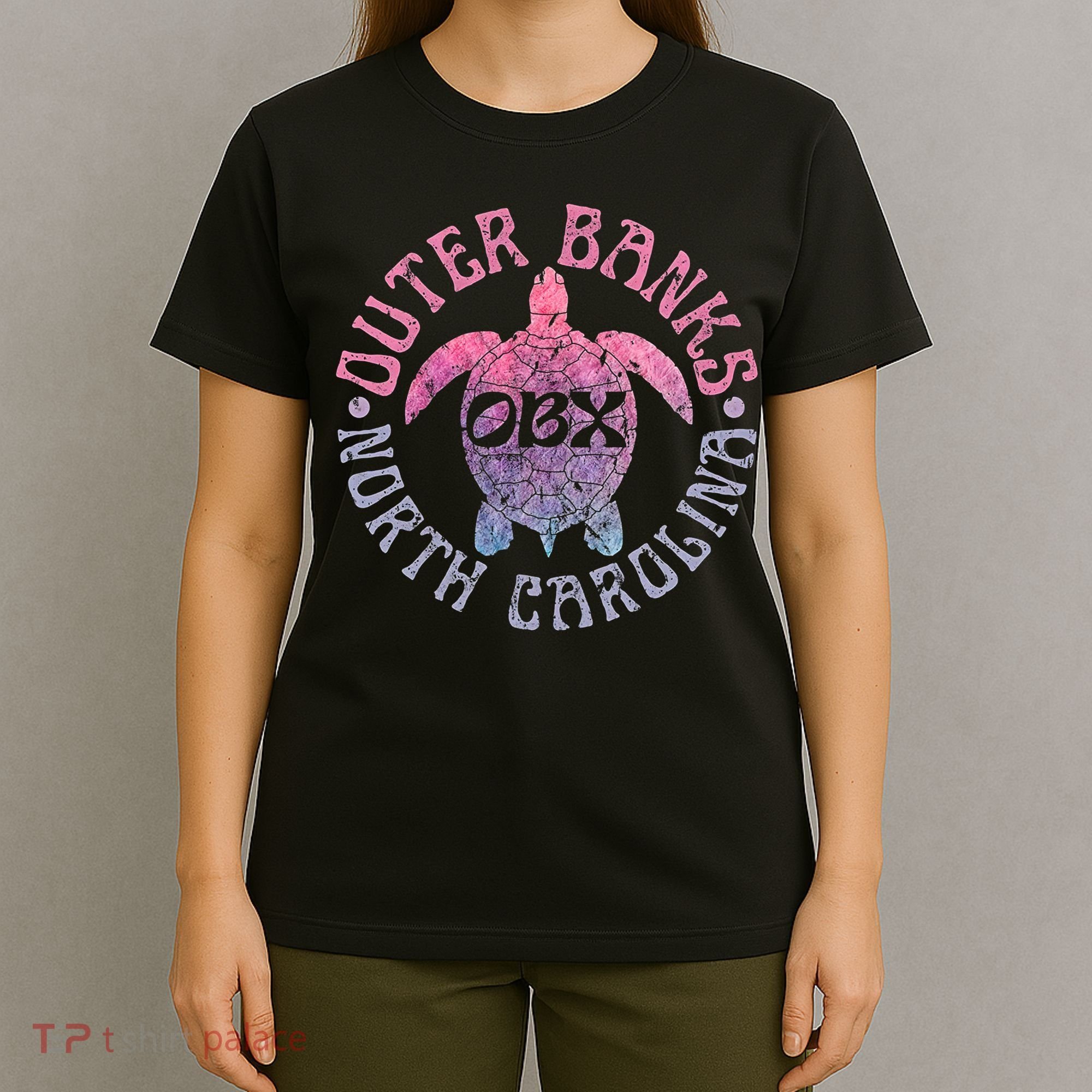 North Carolina Obx Sea Turtle Beach Vintage Great Gift T-Shirt