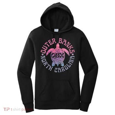 North Carolina Obx Sea Turtle Beach Vintage Great Gift Women's Hoodie