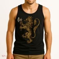 Norwegian Coat Of Arms Norway Lion Tank Top thumb 3