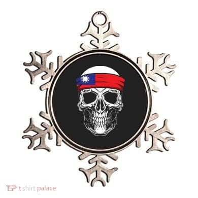 Nationality Country Origin Meaningful Gift Skull Flag Taiwan Funny Gift Ornament