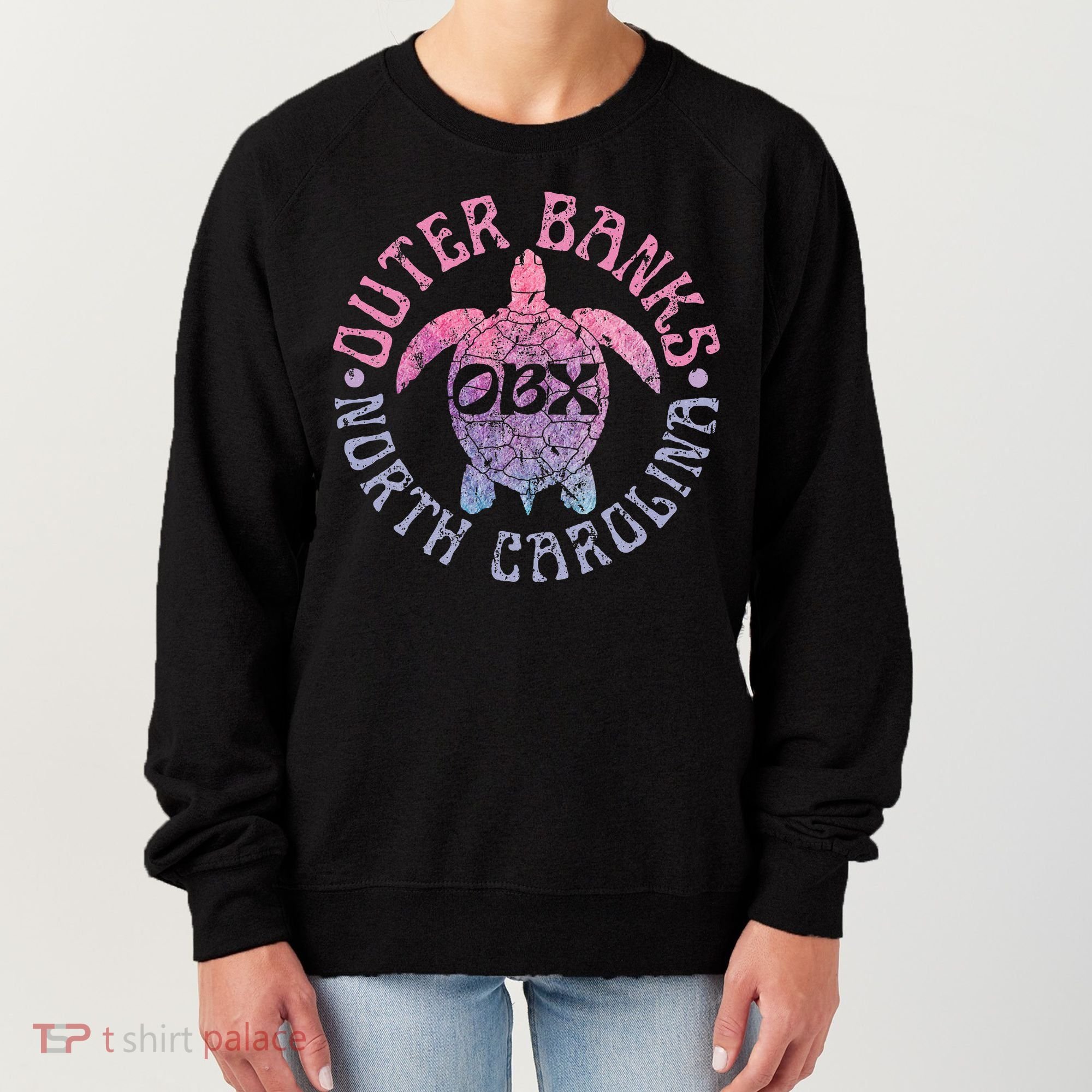 North Carolina Obx Sea Turtle Beach Women's Sweatshirt