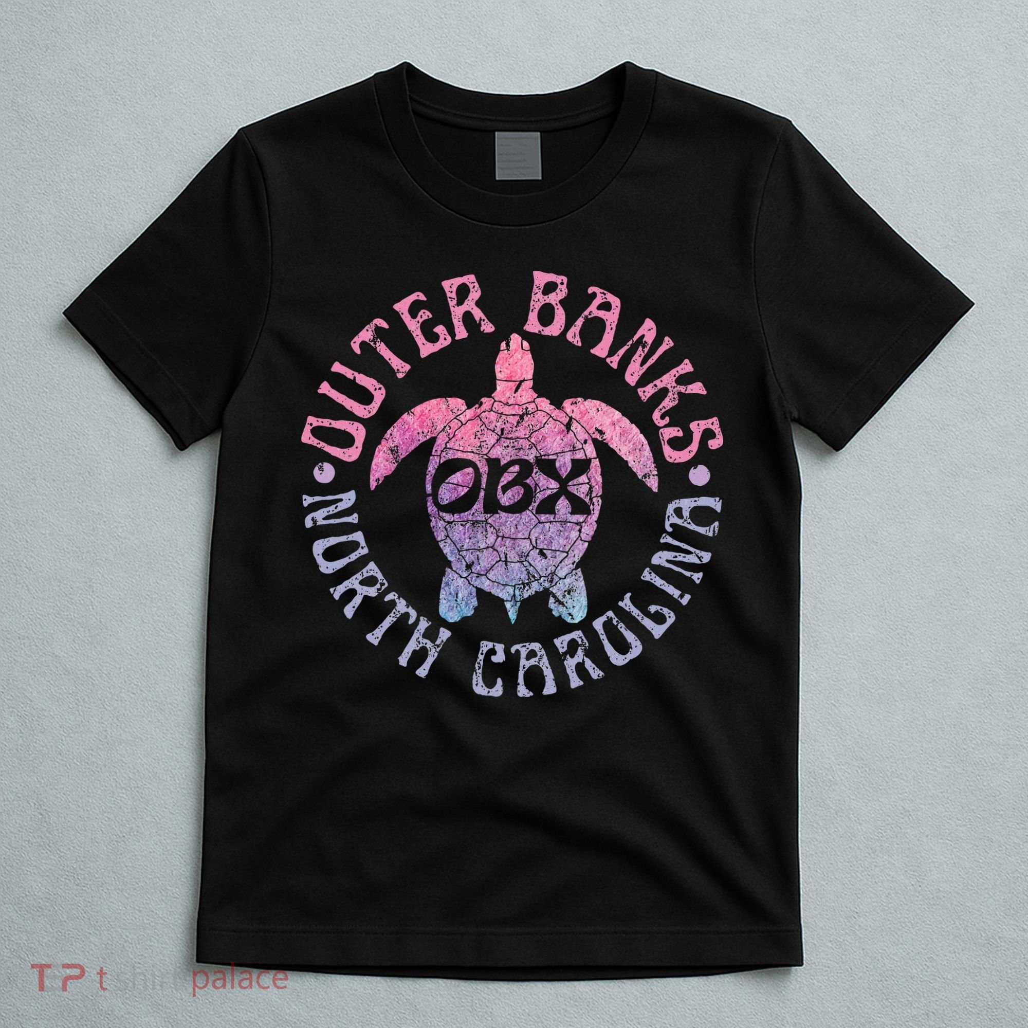 North Carolina Obx Sea Turtle Beach T-Shirt