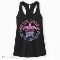 North Carolina Obx Sea Turtle Beach Women's Tank Top thumb 0