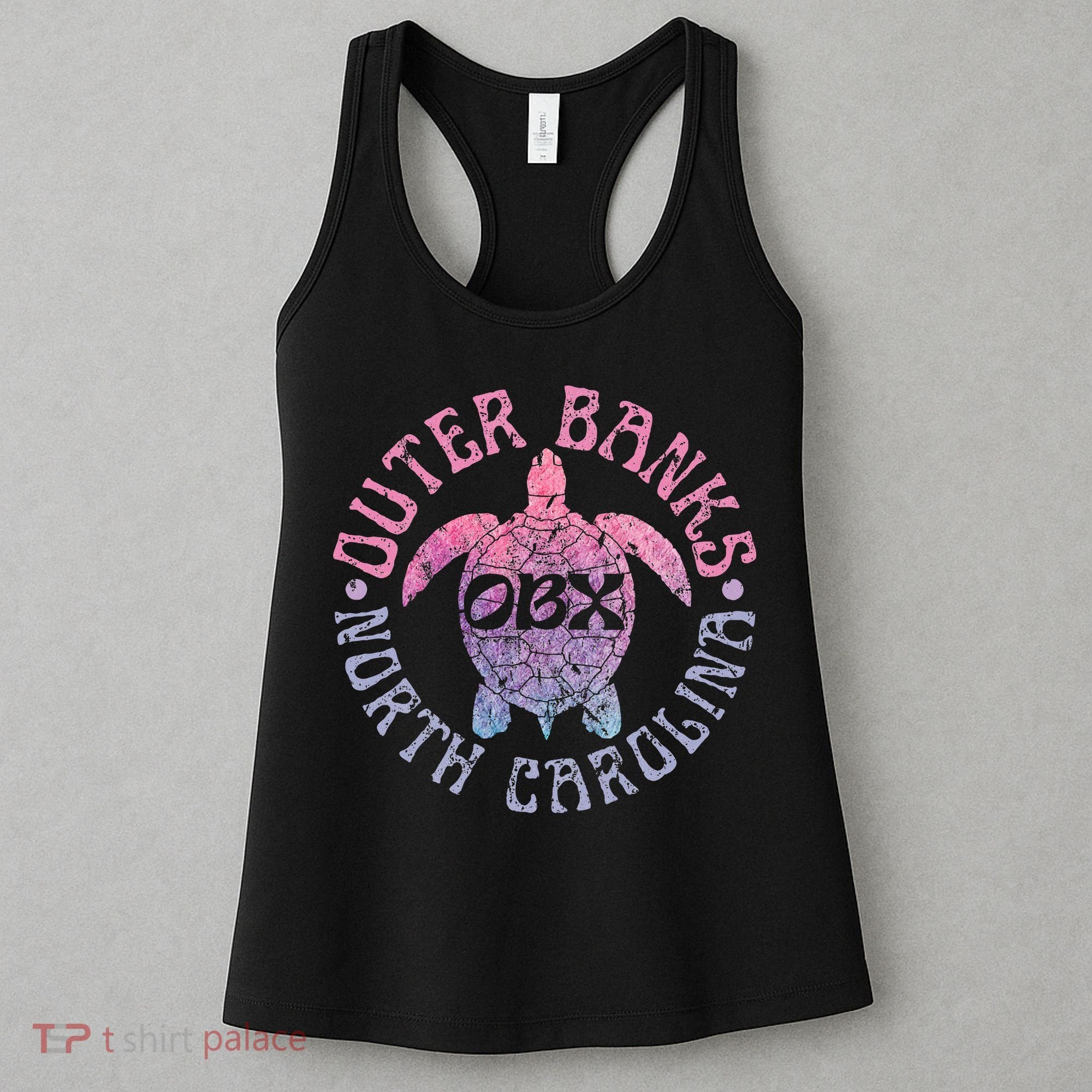 North Carolina Obx Sea Turtle Beach Women's Tank Top