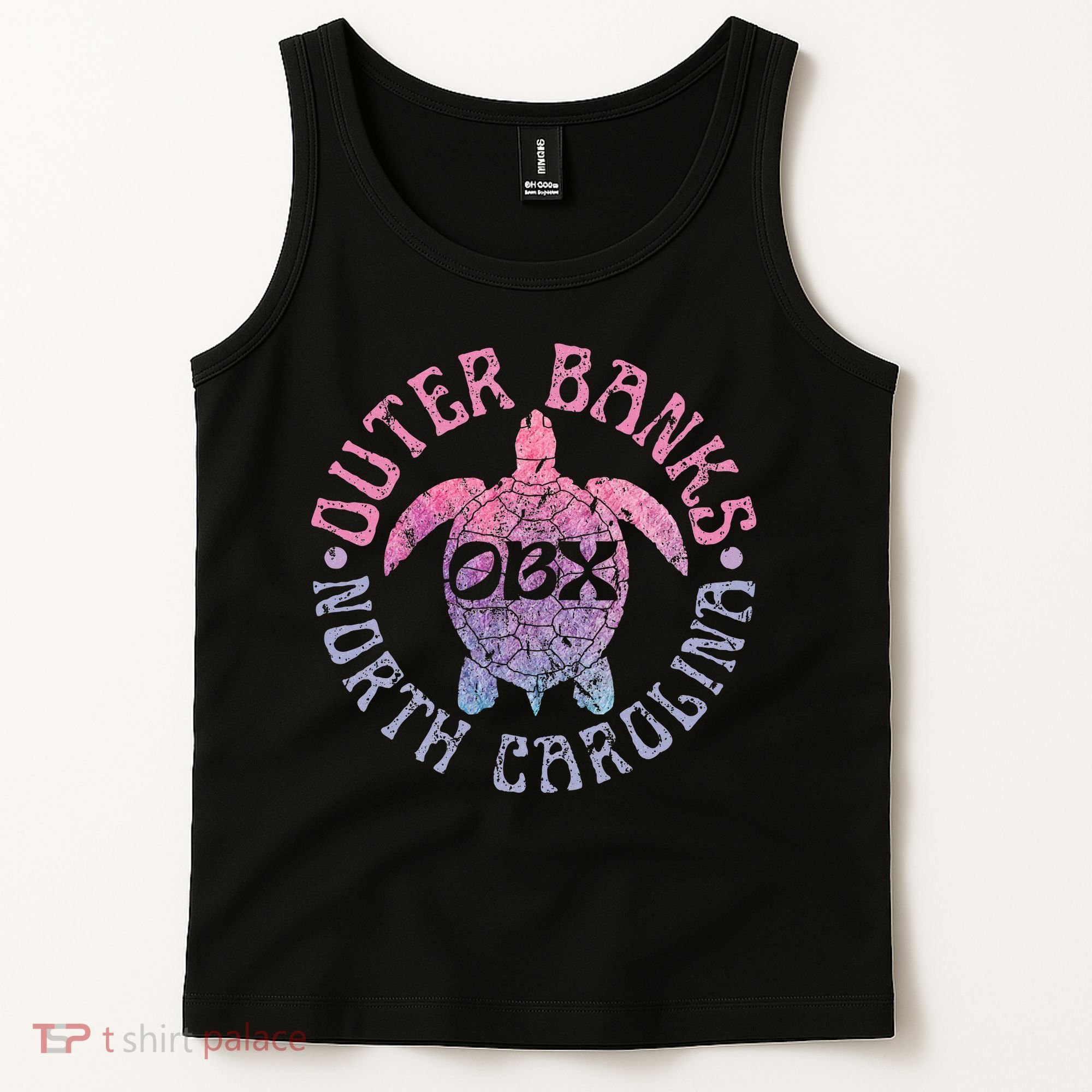 North Carolina Obx Sea Turtle Beach Tank Top