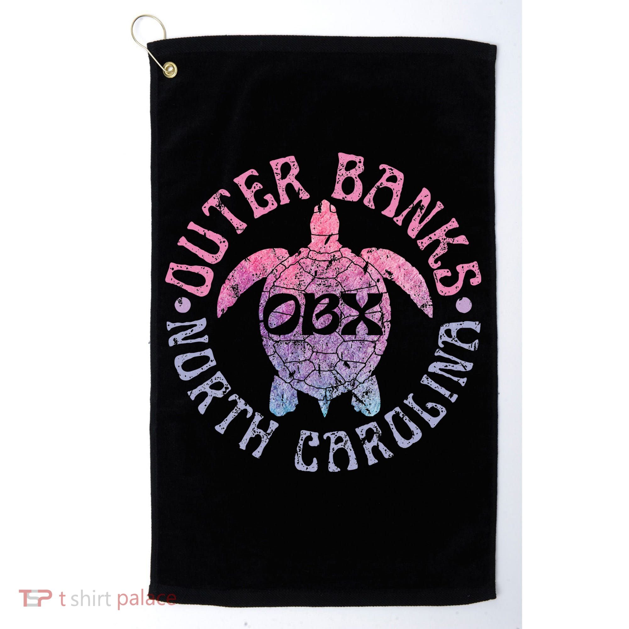 North Carolina Obx Sea Turtle Beach Golf Towel