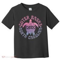 North Carolina Obx Sea Turtle Beach Toddler T-Shirt thumb 0