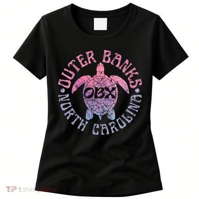 North Carolina Obx Sea Turtle Beach Women's T-Shirt