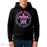 North Carolina Obx Sea Turtle Beach Kids Hoodie thumb 4