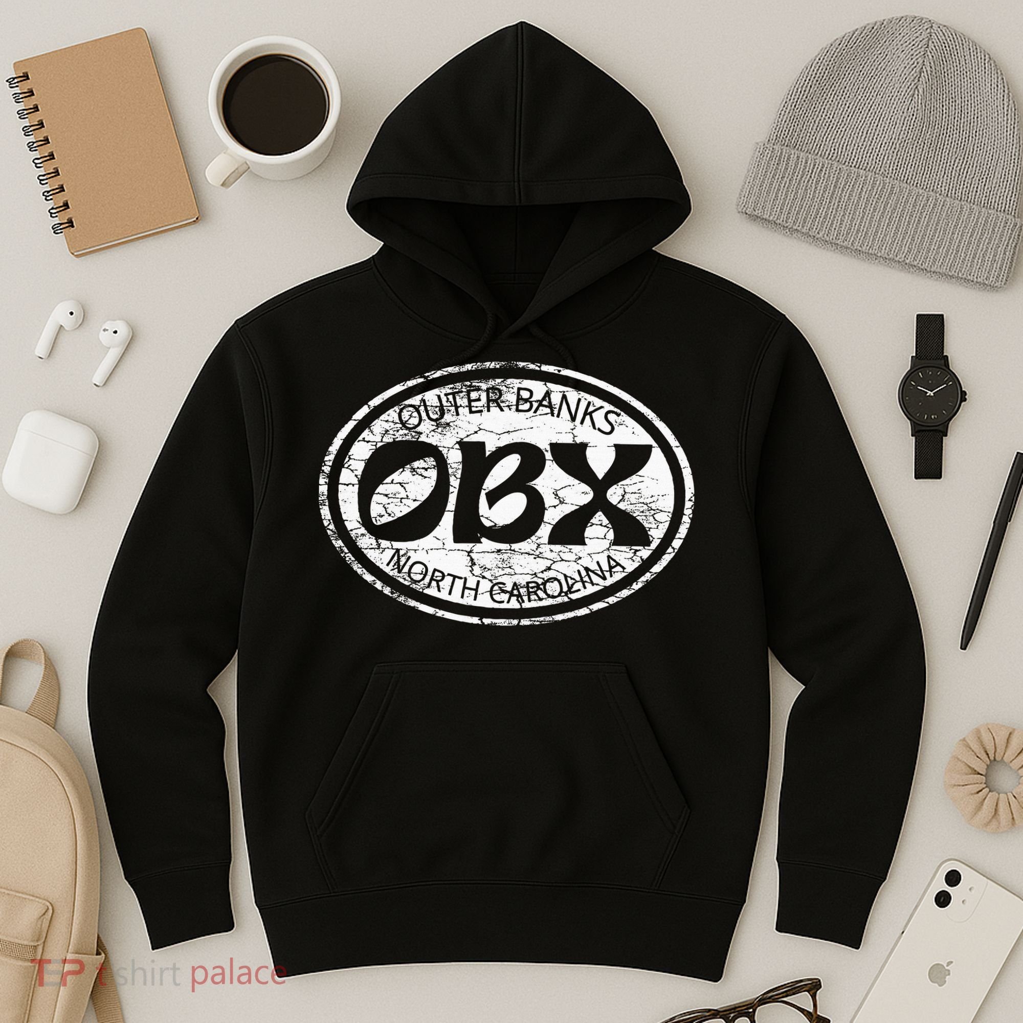 North Carolina Obx Beach Summer Travel Hoodie