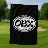 North Carolina Obx Beach Summer Travel Golf Towel thumb 1