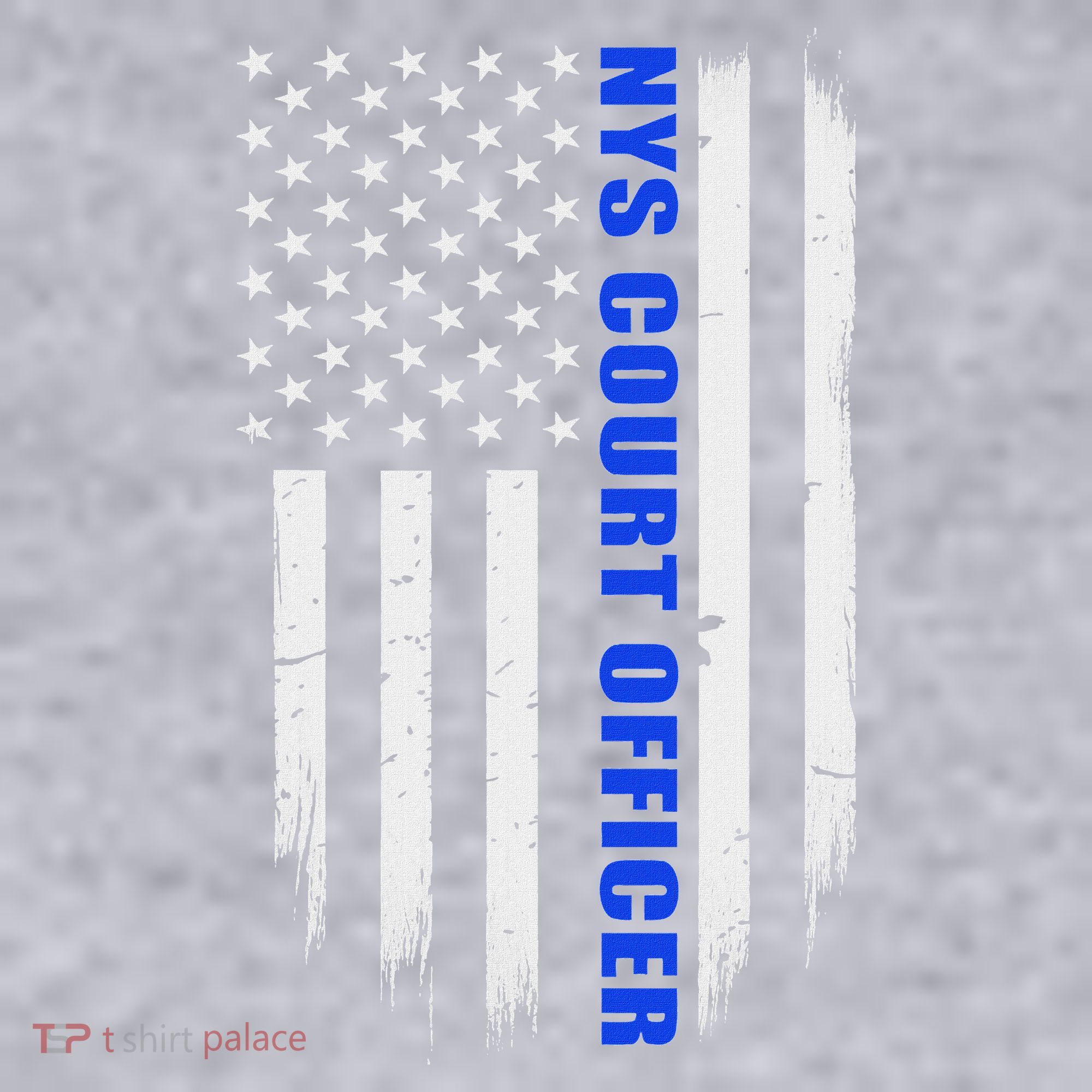 Nys Court Officer Thin Blue Line Flag Women's Sweatshirt
