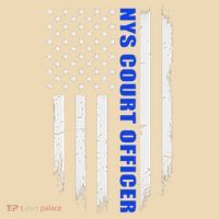 Nys Court Officer Thin Blue Line Flag Tote Bag thumb 4