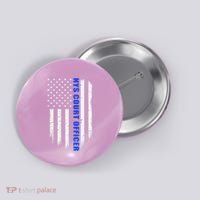 Nys Court Officer Thin Blue Line Flag Button thumb 0