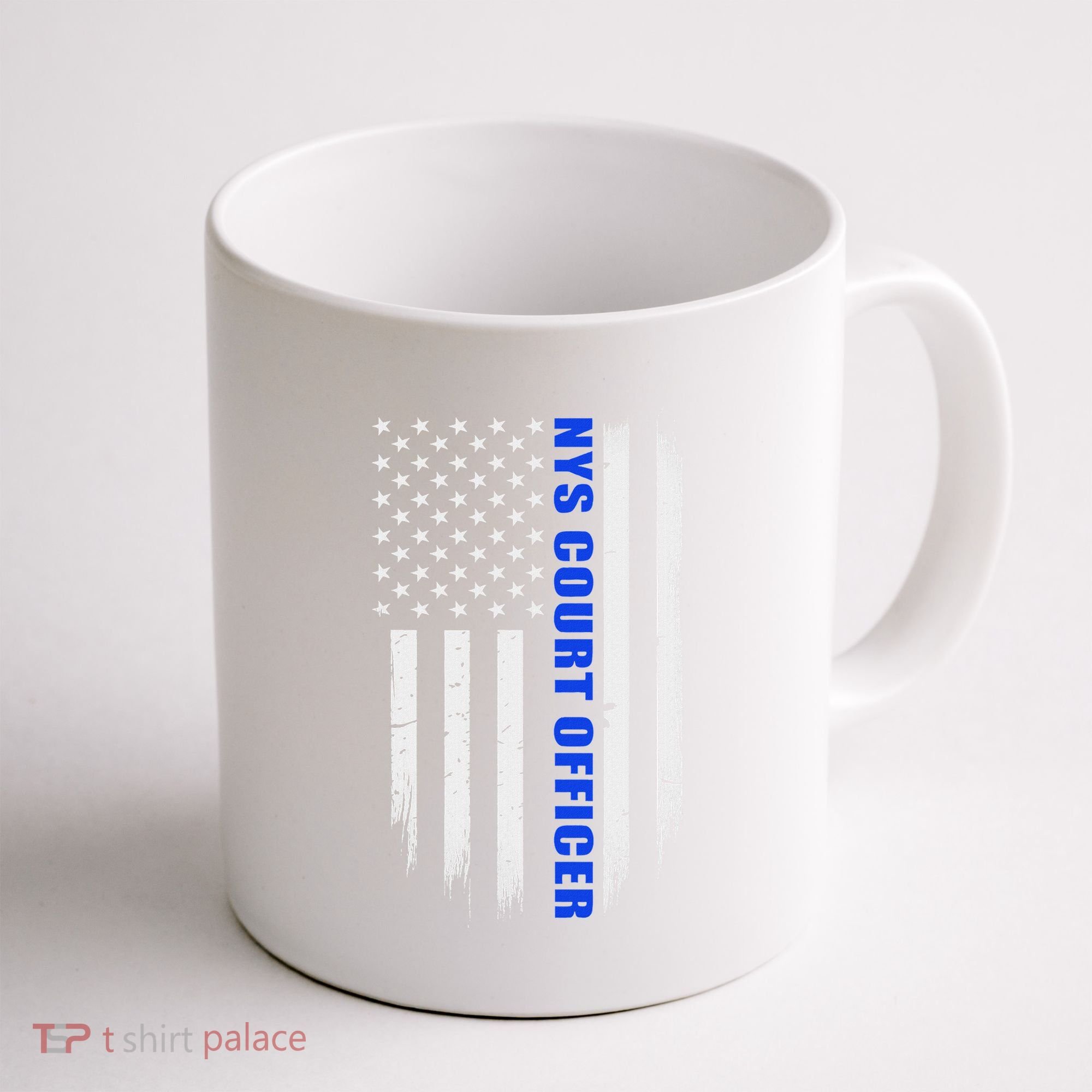 Nys Court Officer Thin Blue Line Flag Coffee Mug