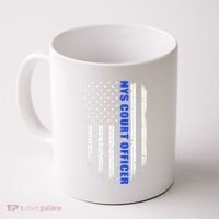 Nys Court Officer Thin Blue Line Flag Coffee Mug thumb 0