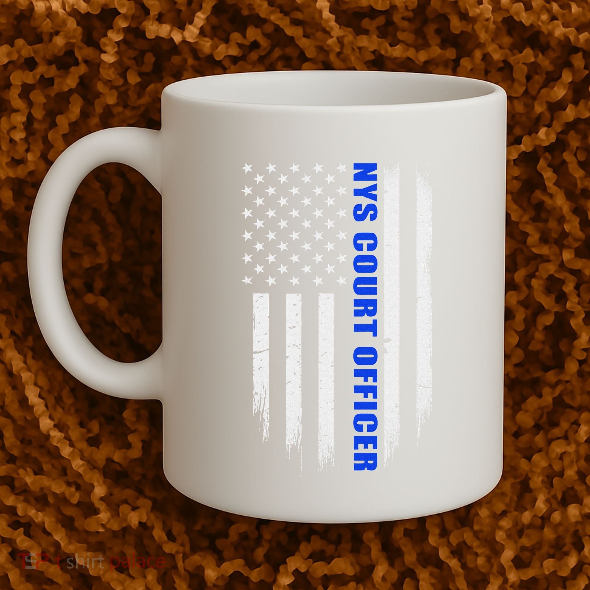 Nys Court Officer Thin Blue Line Flag Coffee Mug