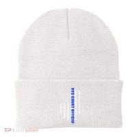 Nys Court Officer Thin Blue Line Flag Beanie thumb 0